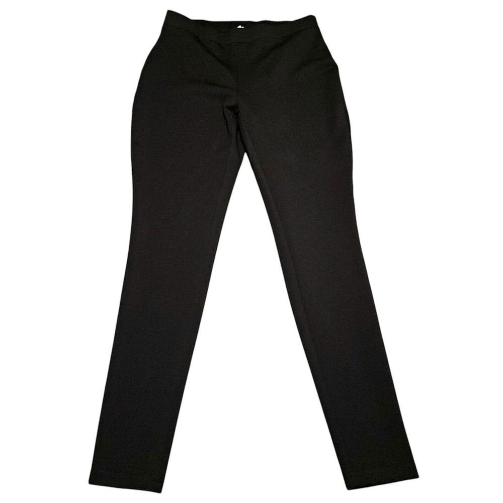 Chico's Ponte Leggingsā Sz 00R US XS Ankle Stretch Knit Skinny Leg Pull On Black